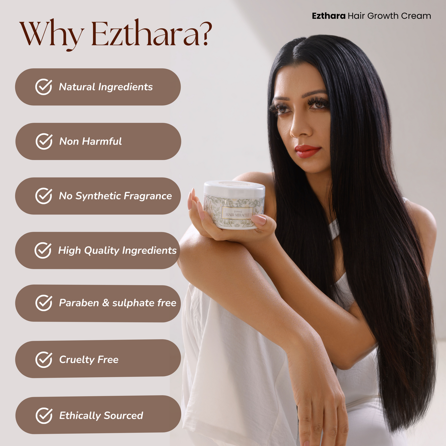 EZTHARA HAIR GROWTH CREAM 250G